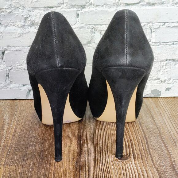 Miu Miu Black Velvet Suede Courts Pumps Heels EU 36 Bratz Jessica Rabbit Siren - Picture 4 of 10